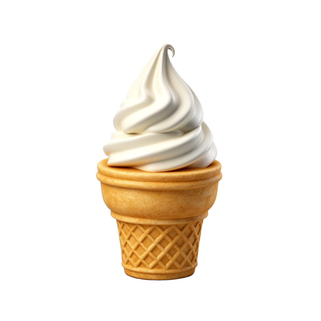 Soft-serve cone